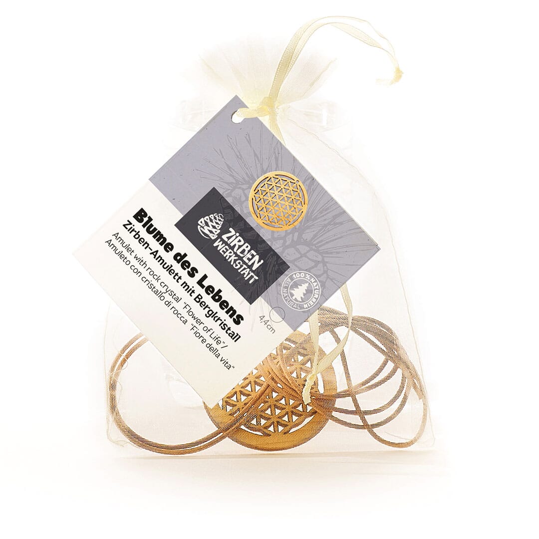 Amulett Blume des Lebens inkl. Lederband