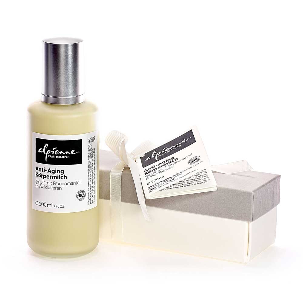 Anti-Aging Körpermilch Biopir mit Frauenmantel & Waldbeeren