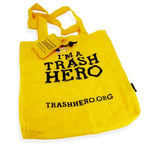 TRASH HERO Einkaufstasche aus recycelt PET - offen