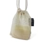 Optional: Praktische Tasche aus Baumwolle um die Seife in der Dusche oder Bad aufzuhängen
