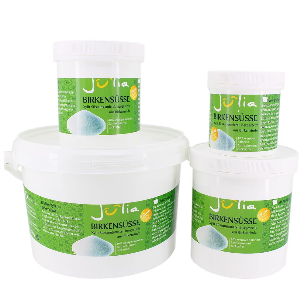 Julia's Birkensüsse (Xylit) - der natürliche Zuckerersatz