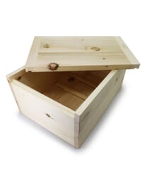 Brot Box Arven Zirbe, rechteckig mit Deckel, 35x25x16cm