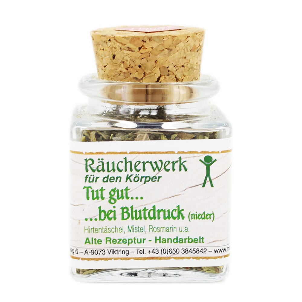 Räucherwerk Blutdruck (nieder), 10g