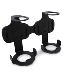 LOVE Wandhalterung für Glasdispenser, 2er (Schwarz Matt)