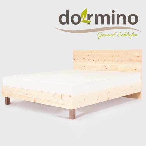 Dormino - Zirben Massivholzbett mit Kopfhaupt