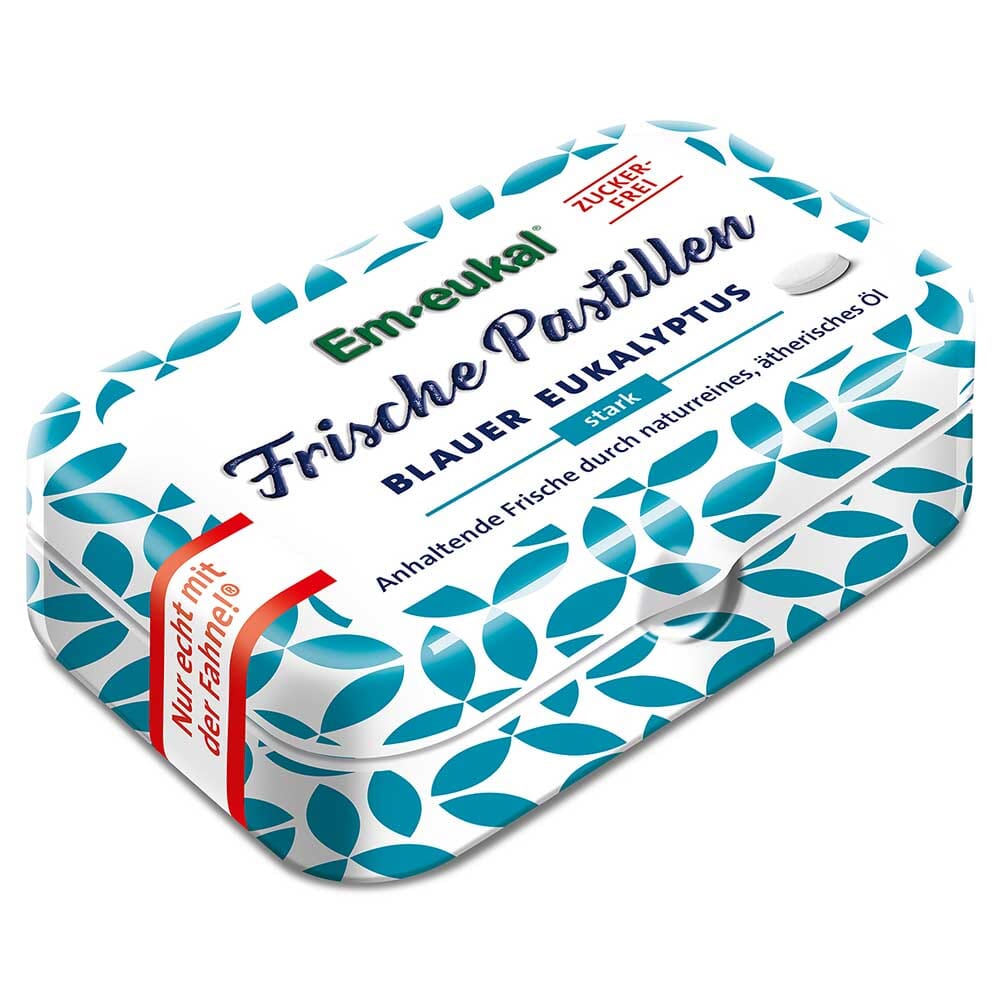 Dr. C. SOLDAN Em-eukal® Frische Pastillen Blauer Eukalyptus. Stark.