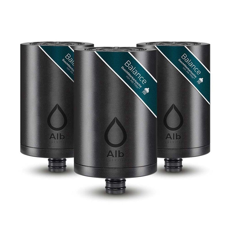 Alb Filter® Filterkartusche 3er Set Balance (Ersatzfilter für Duschfilter)