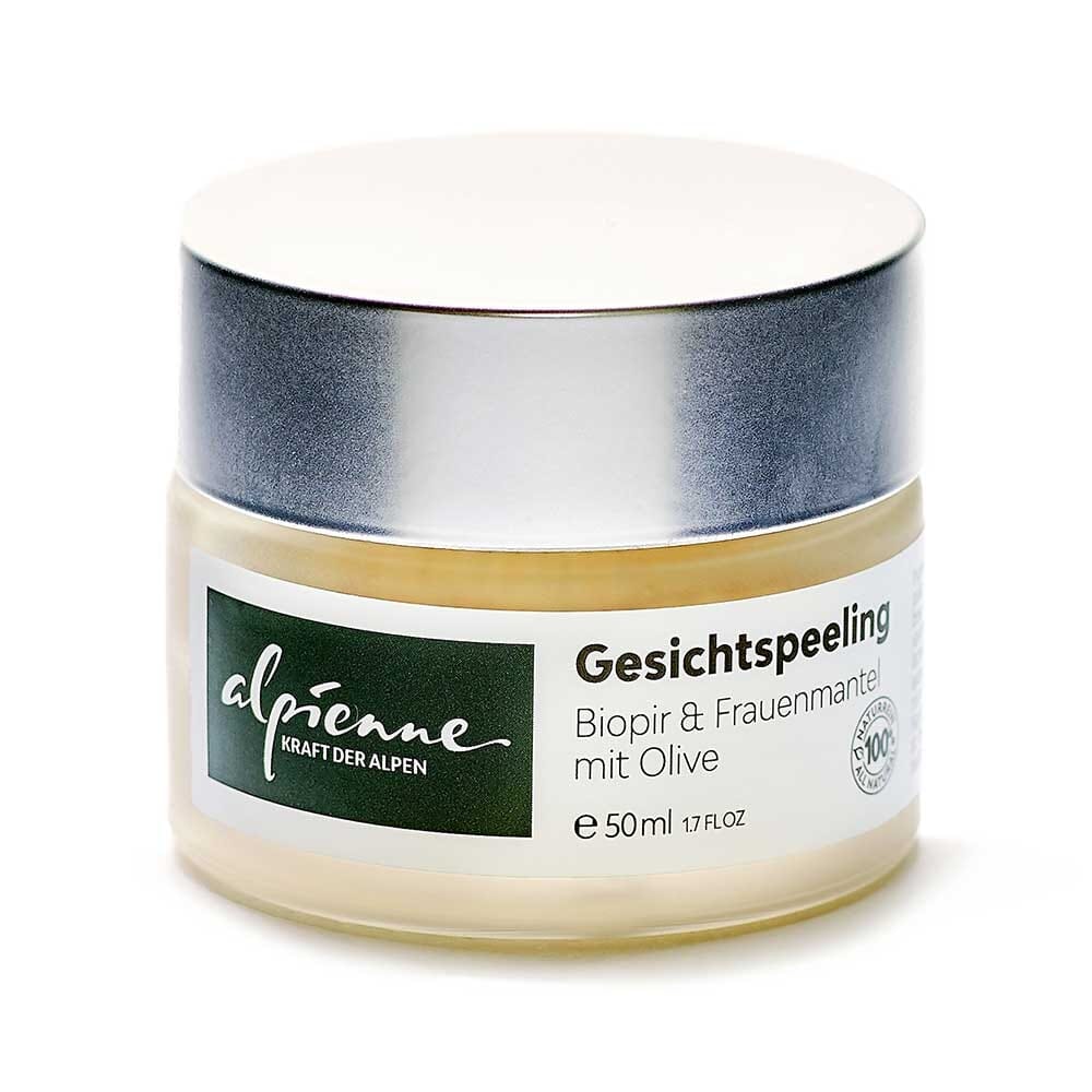 Gesichtspeeling Biopir & Frauenmantel mit Olive