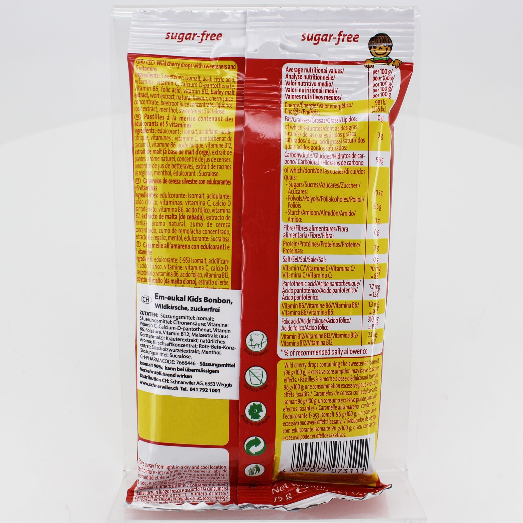 Dr. C. Soldan Em-eukal® Eucalyptus-Honey - ZUTATEN - NÄHRWERTE