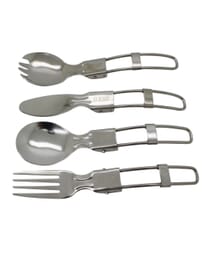 REUSEME faltbares Besteck, Löffel, Gabel, Messer, Gabel/Löffel Kombi