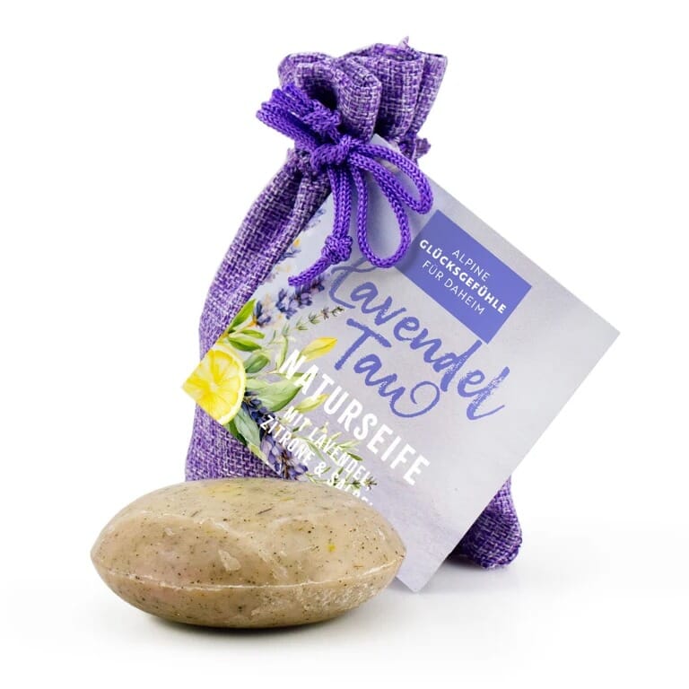 Lavendeltau Naturseife Lavendel-Zitrone 90gr