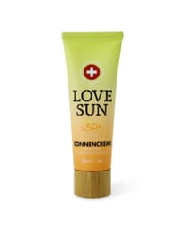LOVE SUN natürliche Sonnencreme, SPF50, parfumfrei, 30ml