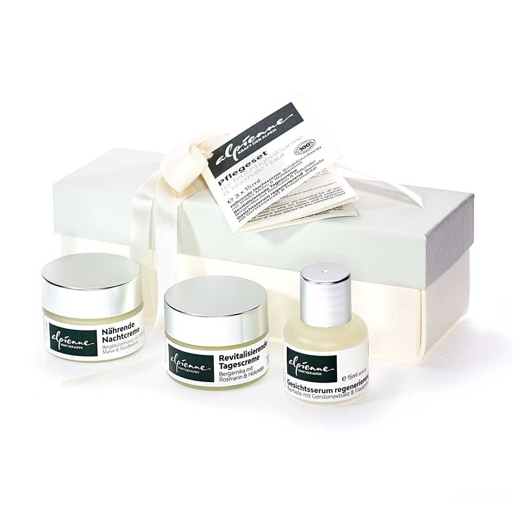 PFLEGE-SET für feuchtigkeitsarme und normale Haut 