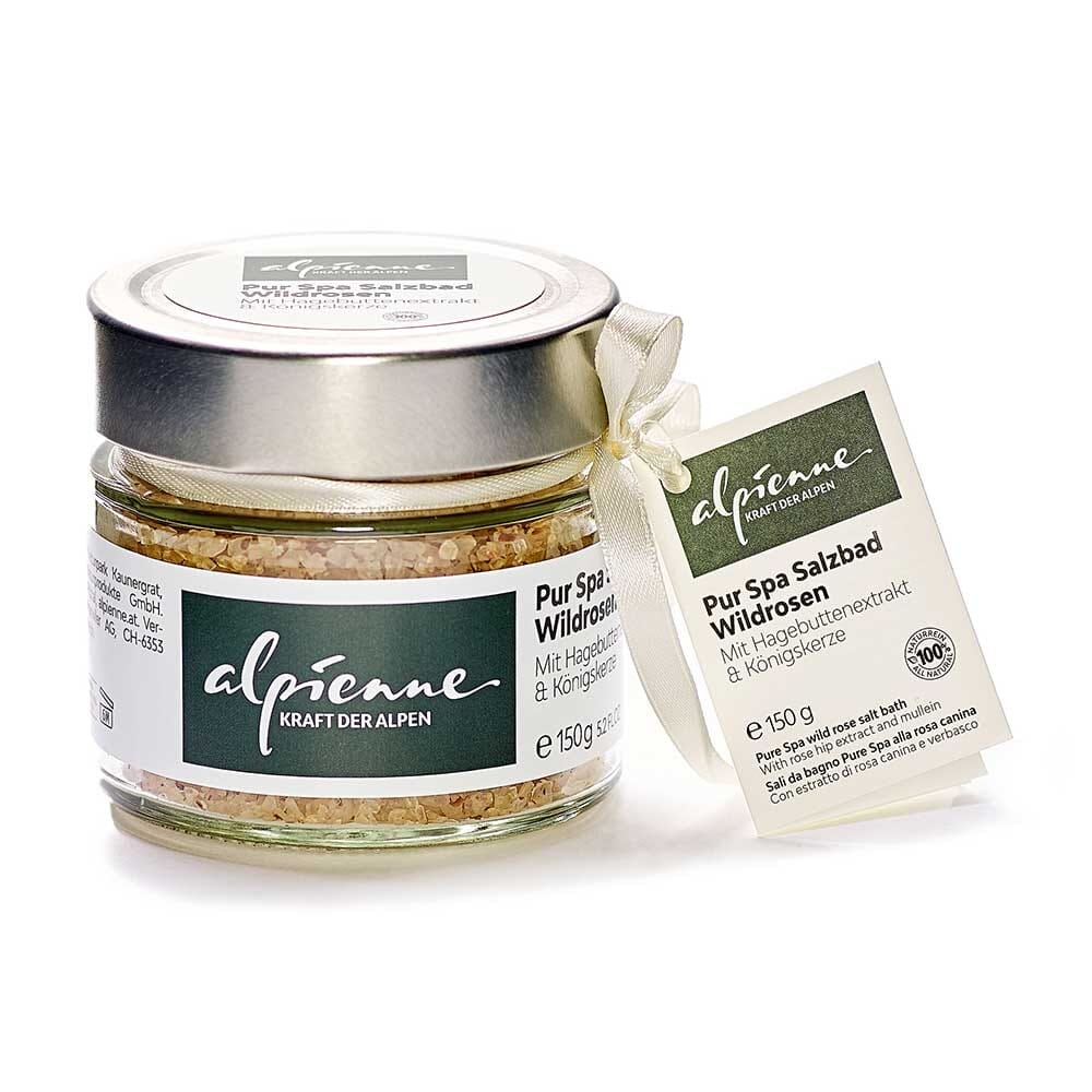 Pur Spa Salzbad Wildrosen mit Hagebuttenextrakt & Königskerze