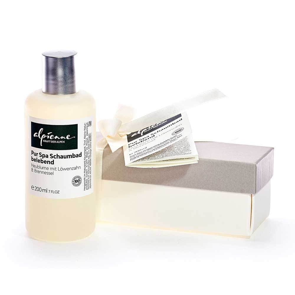 Pur Spa Schaumbad belebend Heublume mit Löwenzahn & Brennessel