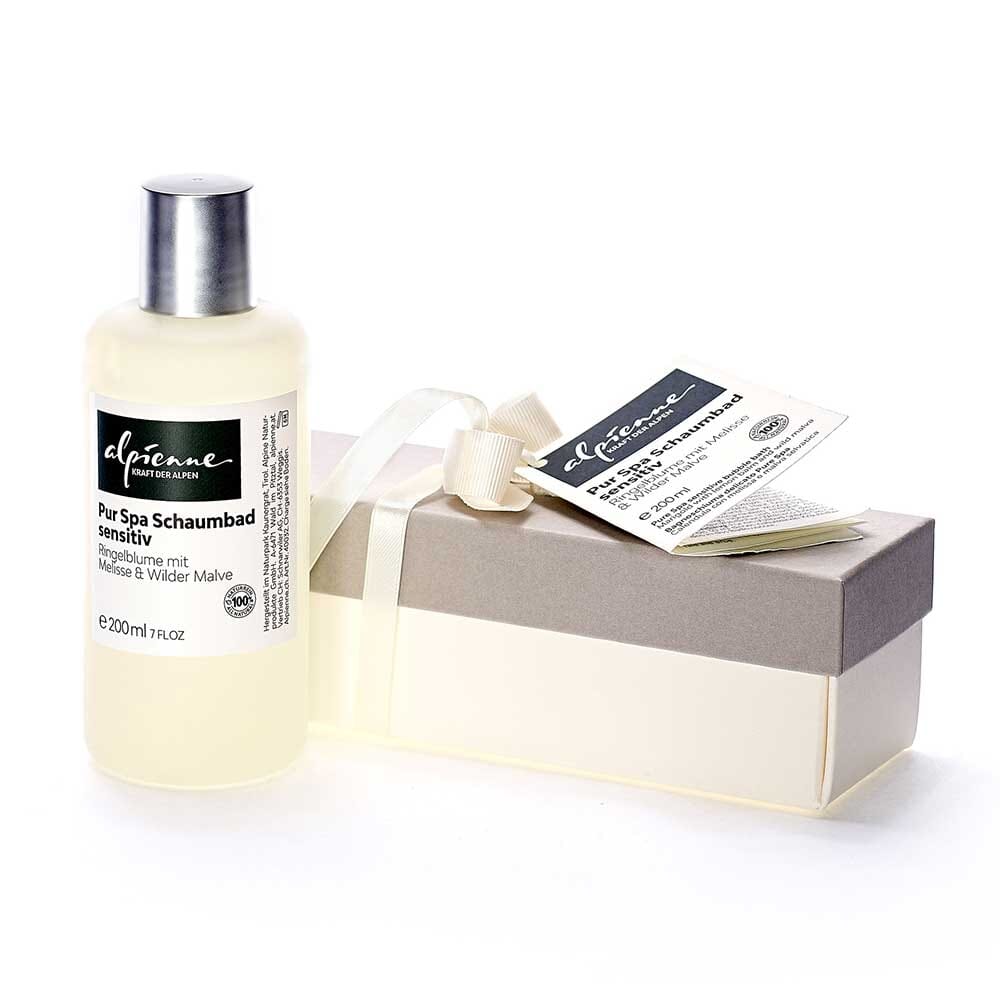 Pur Spa Schaumbad sensitiv Ringelblume mit Melisse & Wilder Malve