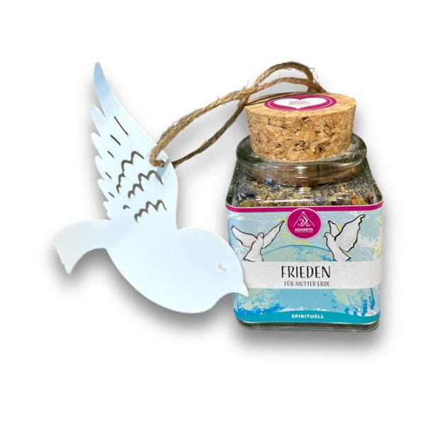 Räucherwerk Herz öffnen, Dieses Räucherwerk ist besonders geeignet, um der Erde mit den entsprechenden Räucherpflanzen Frieden zu schenken.