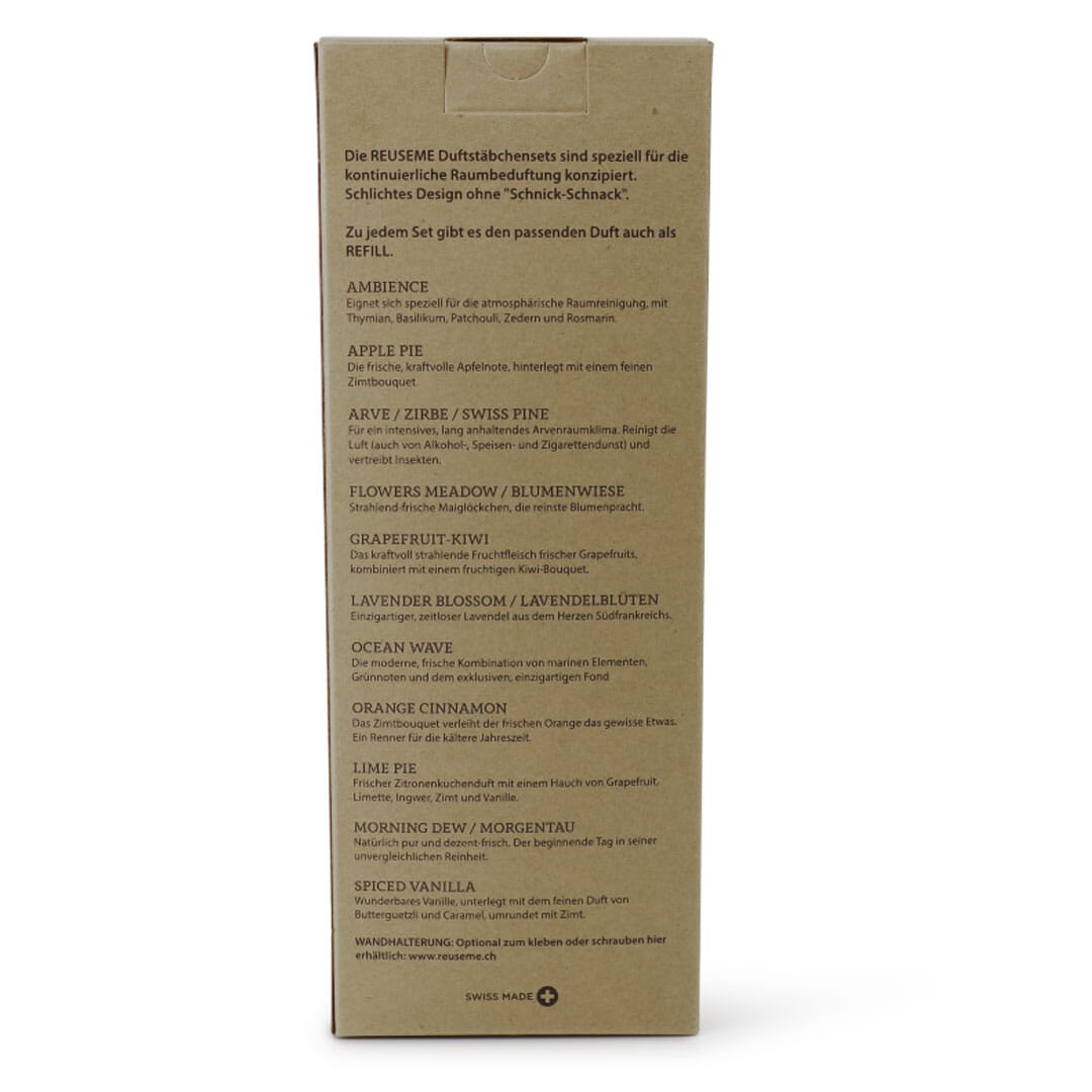 ReUseMe Duftstäbchenset Arve, Zirbe, Swiss Pine, 200ml