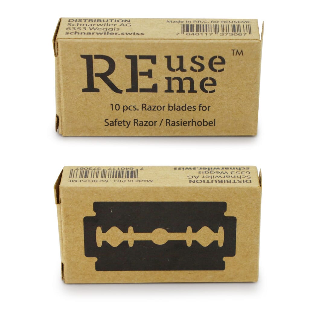 REUSEME Ersatzklingen für Rasierhobel, 10 Stk.