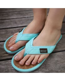 Reuseme Hotel SPA Hausschuhe, Flip Flops, türkis