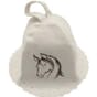 Sauna Hut aus Filz, Der Saunahut bietet einen guten Schutz für Ohren, Haare und die empfindliche Kopfhaut - Pferd
