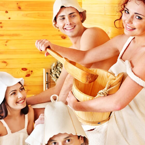 Sauna Hut aus Filz, Der Saunahut bietet einen guten Schutz für Ohren, Haare und die empfindliche Kopfhaut