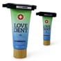 TUBE CLIPS sind separat erhältlich - LOVE DENT natürliche Zahnpasta mit Birkenzucker & Echinacea, 100ml, Tube, für Refill, aus Zuckerrohr, SWISS MADE!