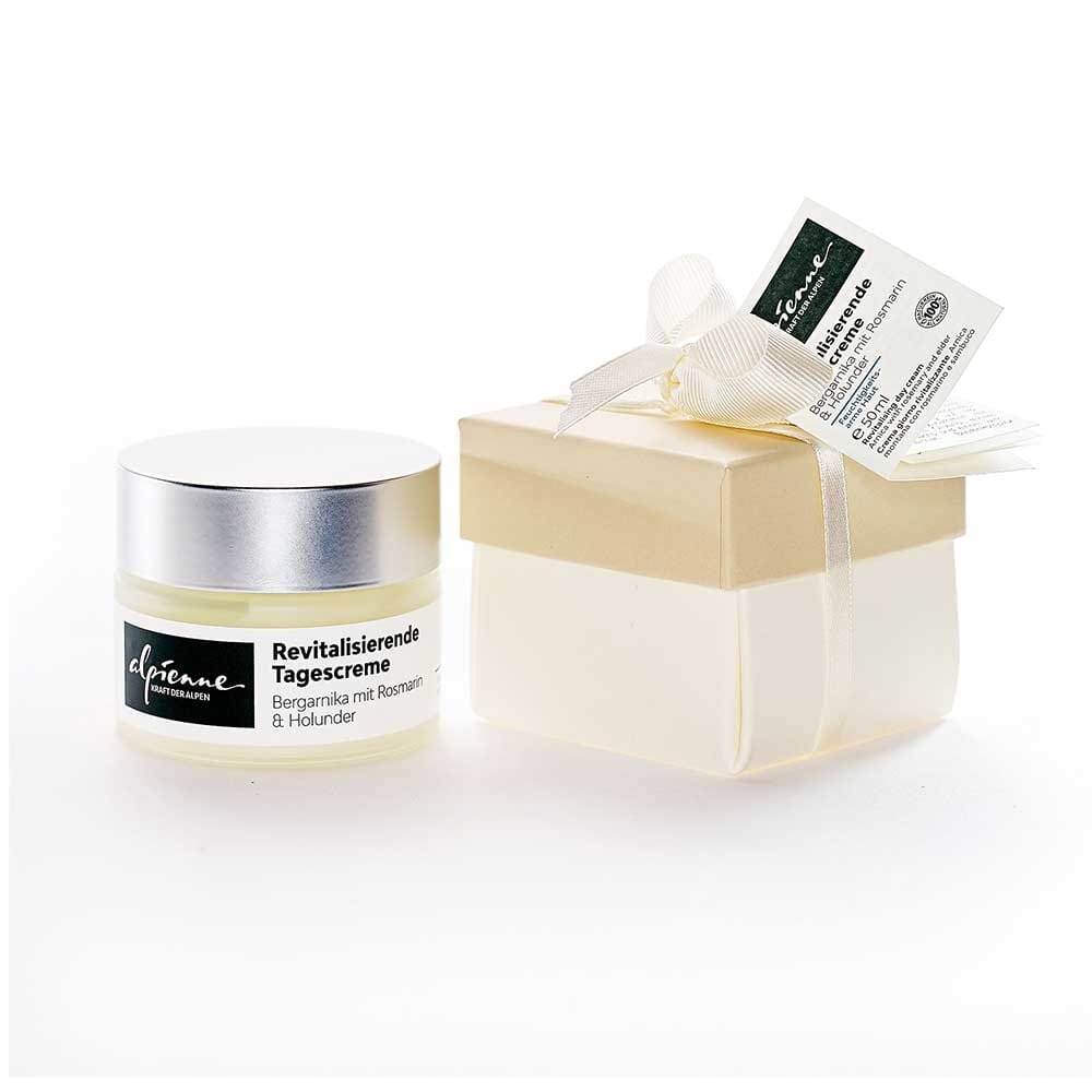 Revitalisierende Tagescreme Bergarnika mit Rosmarin & Holunder