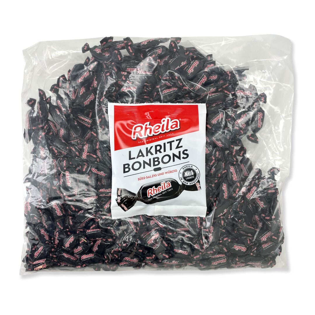 Dr. C. SOLDAN Rheila® Lakritzbonbon, Echter Lakritzgenuss in Bonbonform. in der Grosspackung, 3 kg