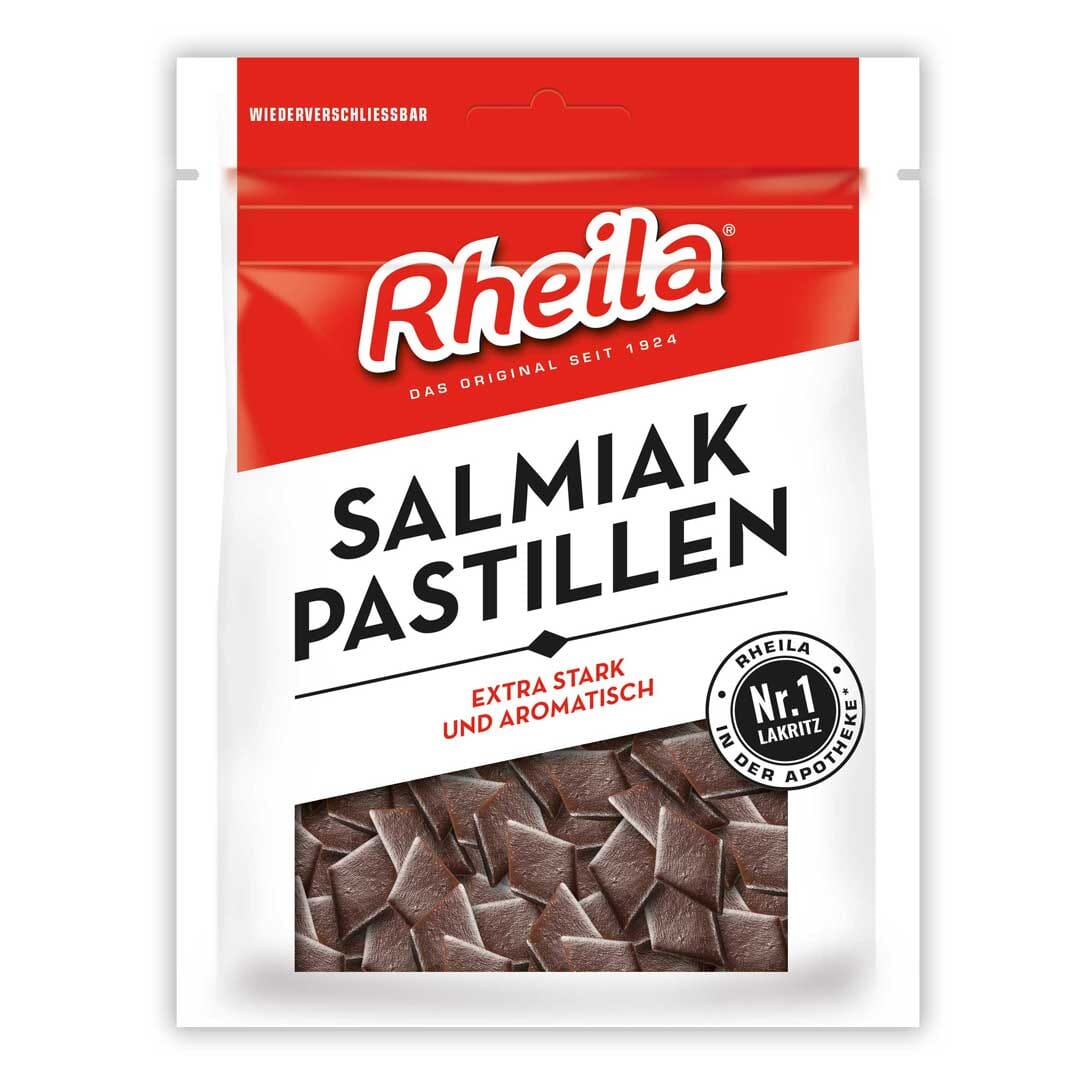 Dr. C. SOLDAN Rheila®, Salmiak Pastillen, Der Klassiker für echte Lakritzliebhaber.