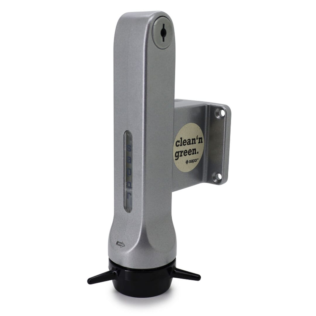 sapor Trockenseifenspender aus Metall - silber