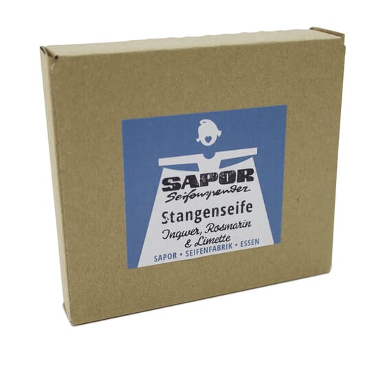 sapor Hair&Body - Haarseife Ingwer Limette Rosmarin - palmölfrei, 10er Box