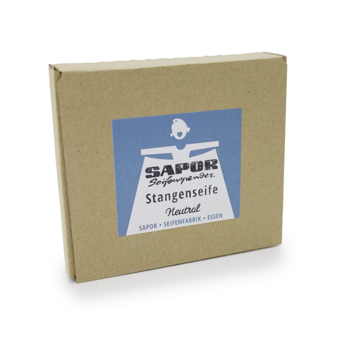 sapor Trockenseife - Bio neutral - Arztseife sensitiv - 80er Box - 100% biologisch abbaubar! 