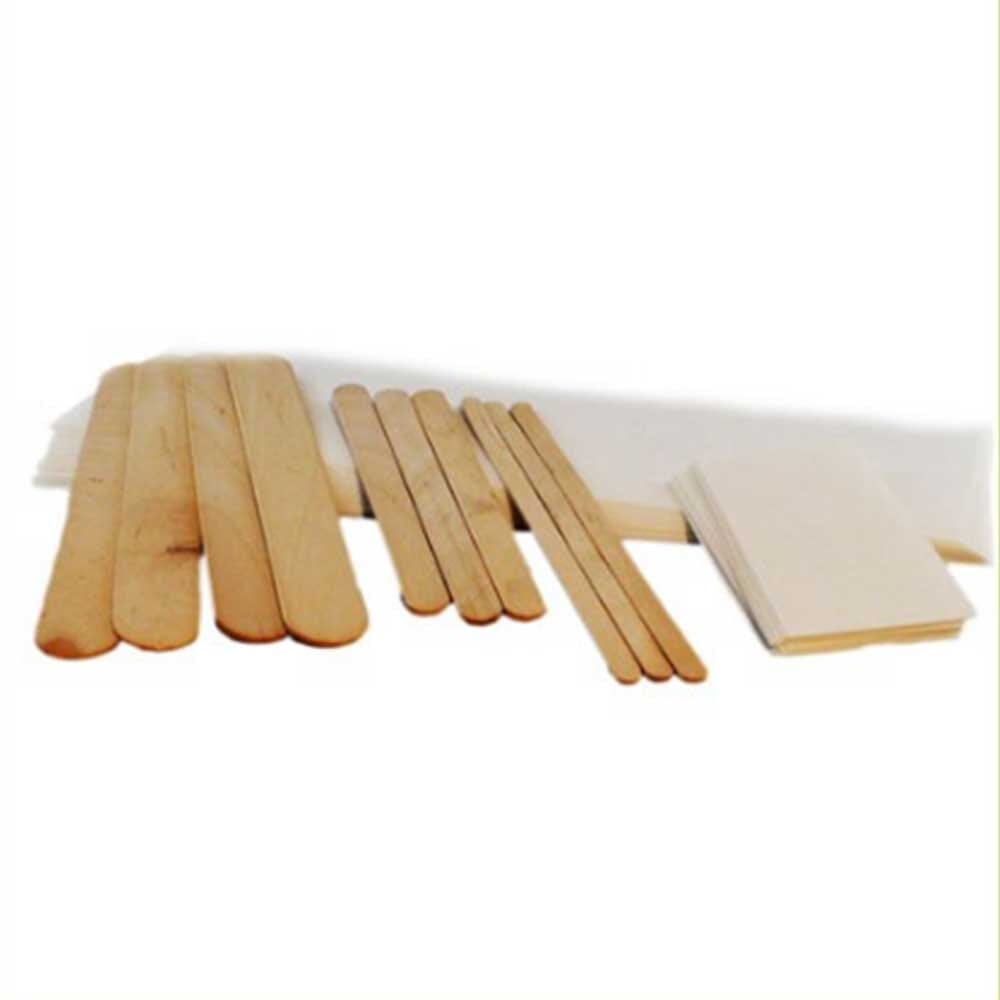 Bodyglo Set mit Spatel und Vlies