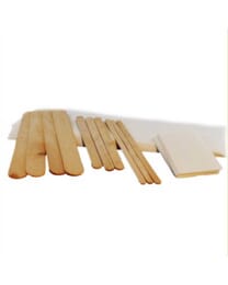 Bodyglo Set mit Spatel und Vlies