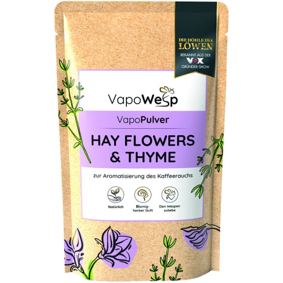 VapoWesp - Pulver Hay Flower und Thymian 100g Vapopulver Wespenabwehrmittel