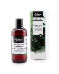 Alpienne Waldmeister FACE & BODY POLISH, Vitalisierendes Peeling mit Aprikosenkernen und Rosmarin-Hydrolat