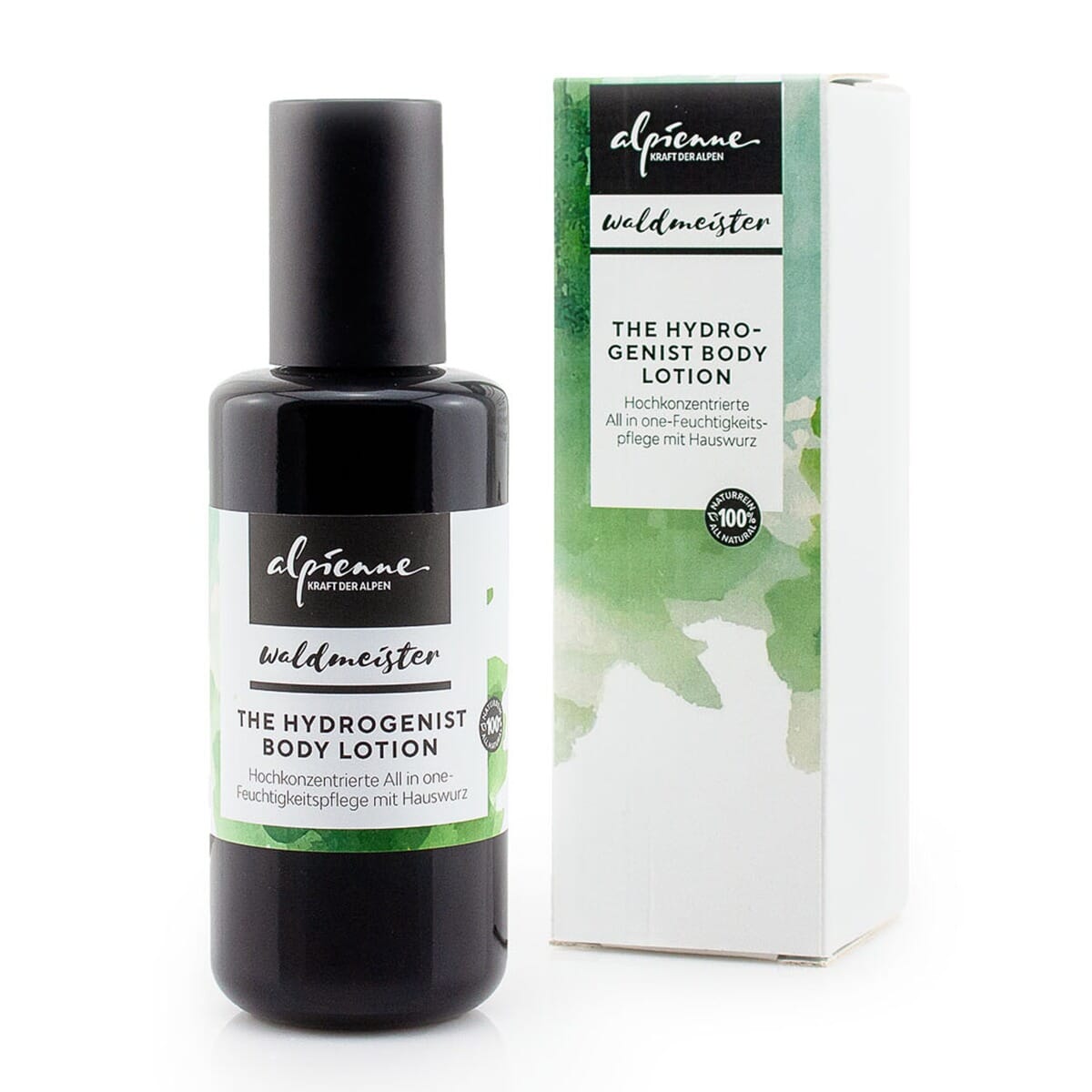 Alpienne Waldmeister THE HYDROGENIST BODY LOTION, Hochkonzentrierte All-in-one Feuchtigkeitspflege mit Hauswurz