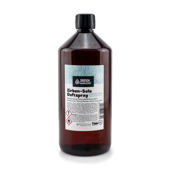 Zirben-Sole-Spray naturrein, PET, 1000 ml